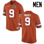 Men's Florida Gators #9 Dre Massey NCAA Nike Orange Authentic Stitched College Football Jersey WRM4862HQ